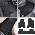 Heavy Duty Rubber Car Floor Mat Black 4PCS C960756