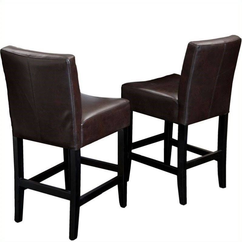 26x22 Counter Stool in Brown (Set of 2) J616