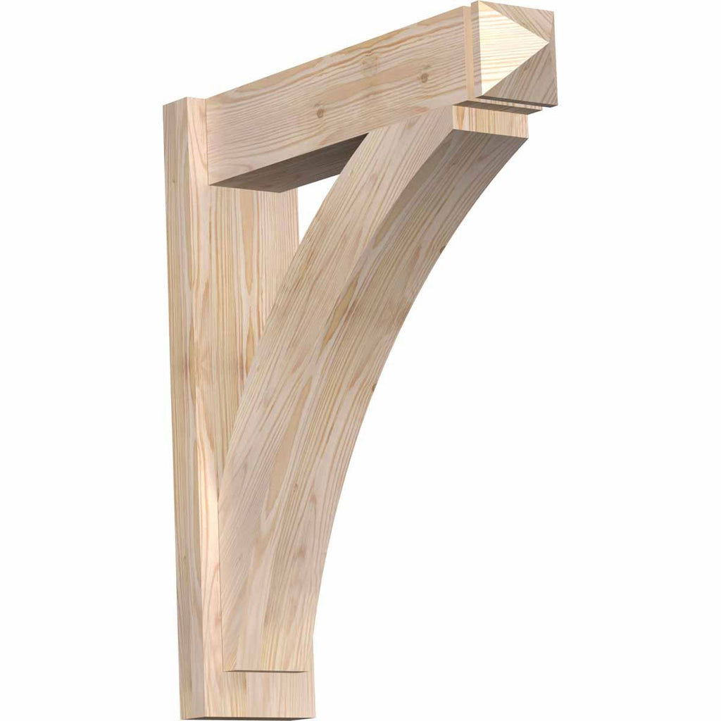 6 in. x 28 in. x 24 in. Douglas Fir Rough Sawn Outlooker W952534
