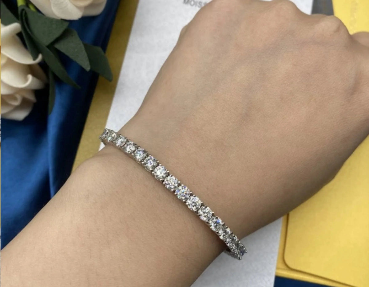 Moissanite Tennis Bracelet C9079