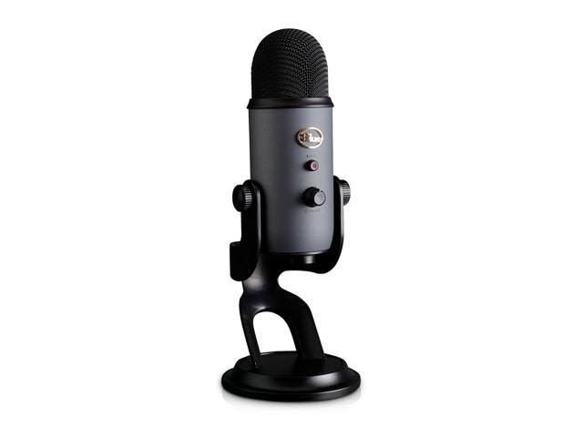 Blue Yeti Slate USB Mic with USB Hub and Pop Filter Q5621