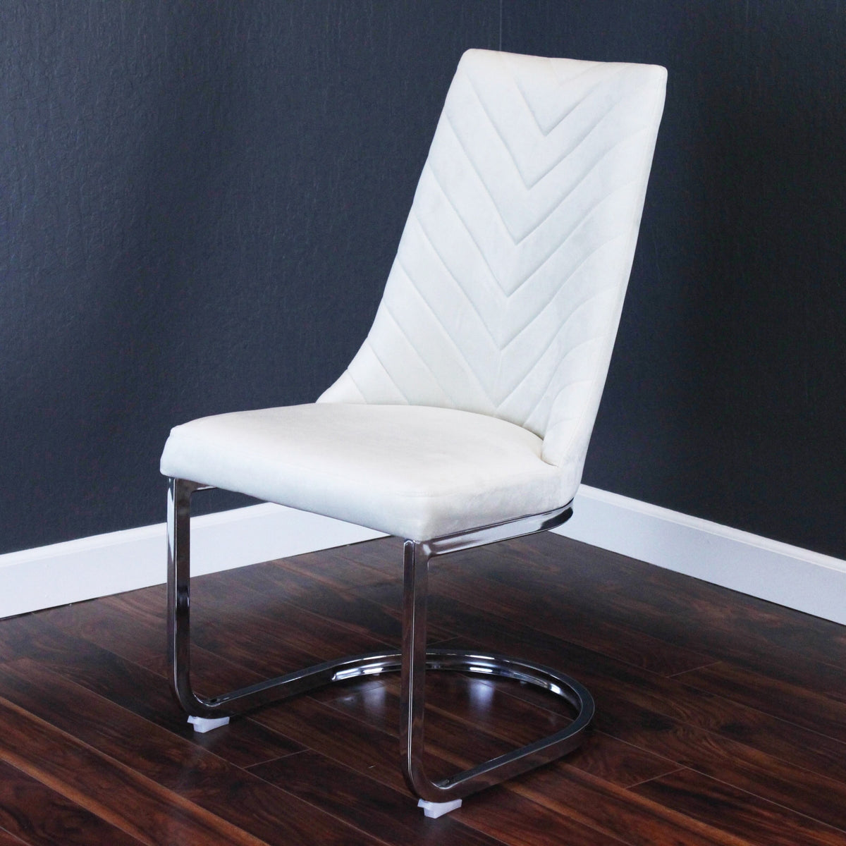 Taupe Velvet Chair J14805