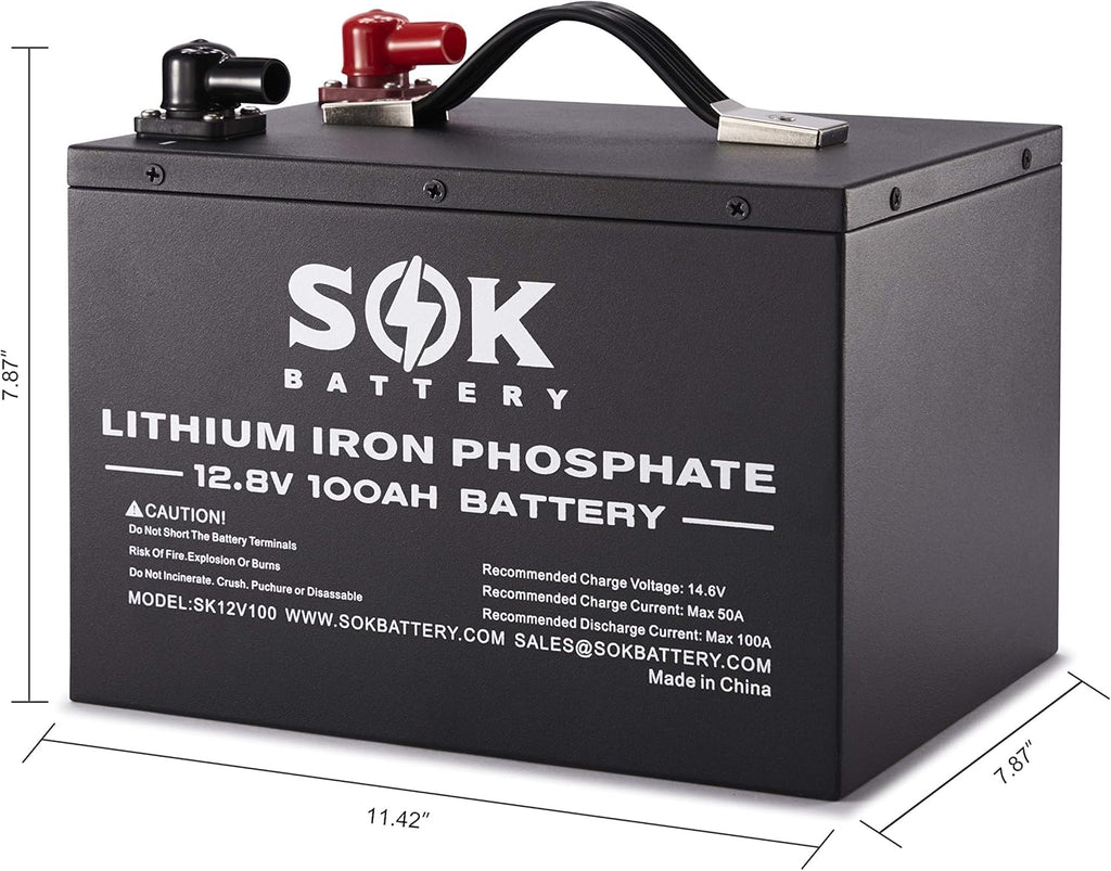 100Ah 12V LiFePO4 Deep Cycle Battery N691089