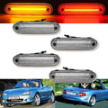 4Pcs Front & Rear LED Side Marker Light For Mazda Miata/MX-5 1990-1997/1999-2005 E49175