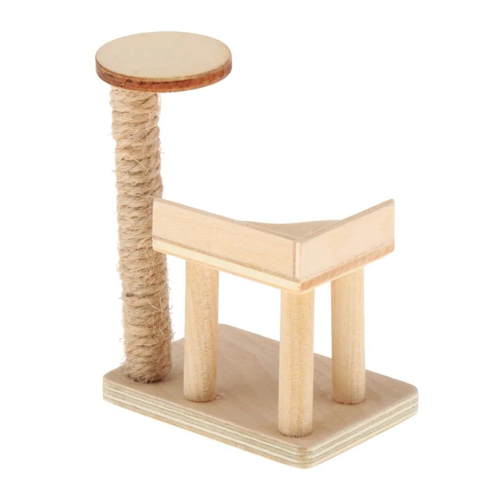 Miniature Cat Climbing Dollhouse Furniture S487