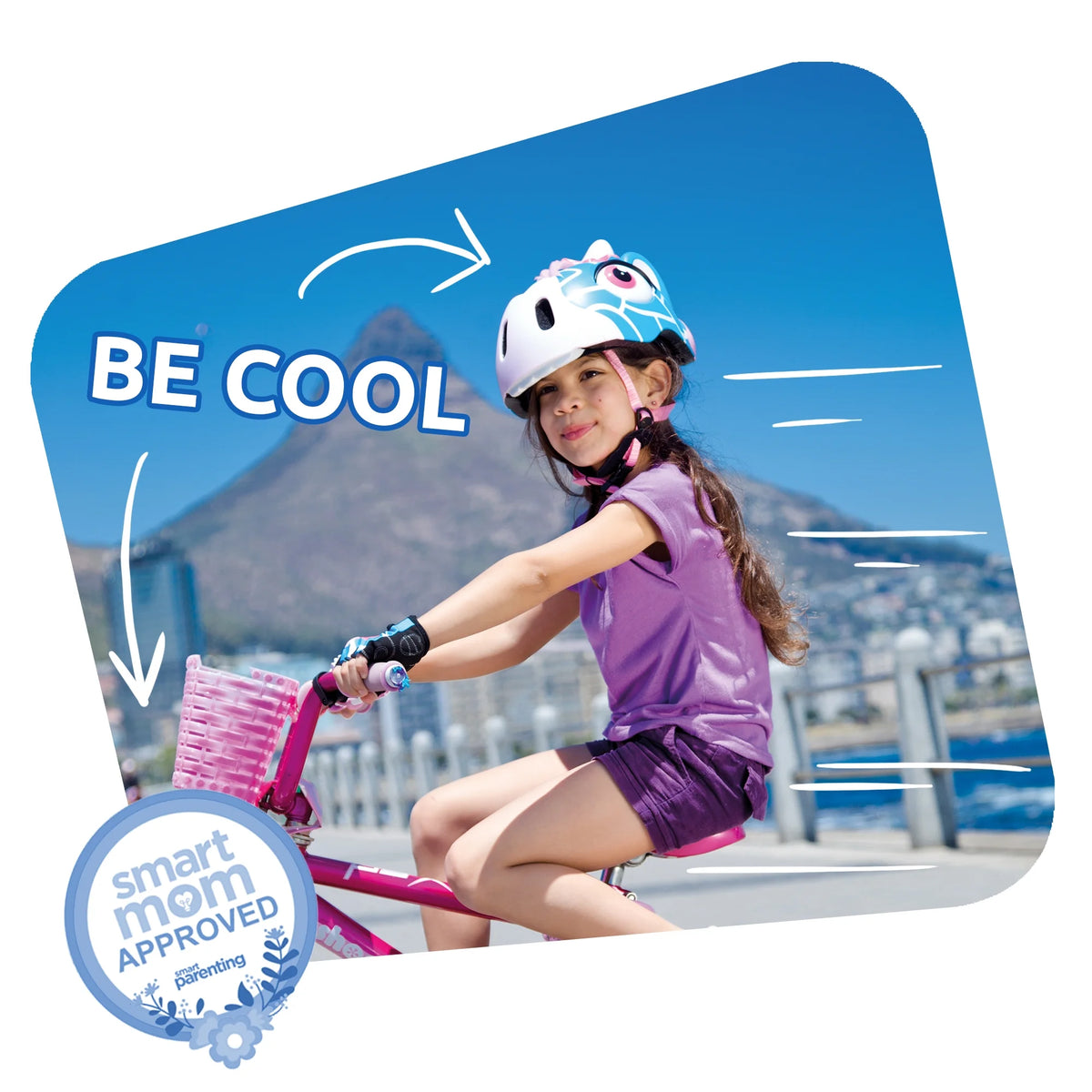 Brown Giraffe Kids Bike Helmet N6108