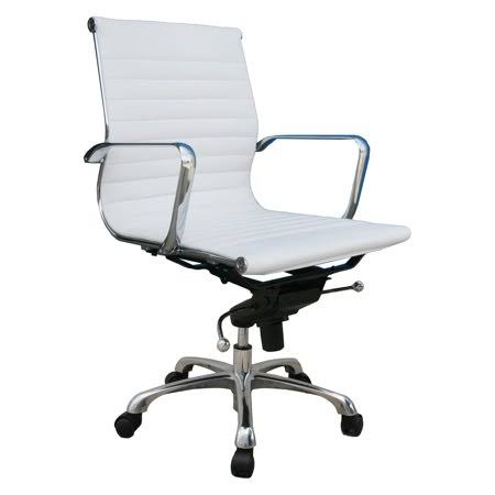 White Low Back Office Chair X88374