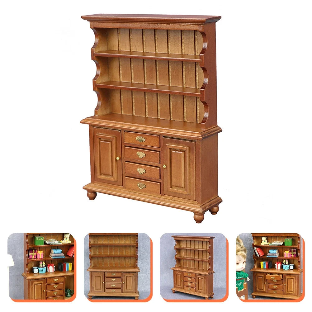 Mini Cabinet Wooden Craft Children Toy W25530