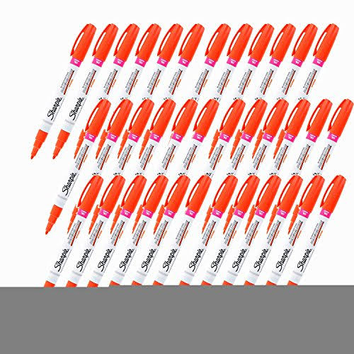 Orange Fine Point Oil-Based Paint Marker Pack of 36 P448671