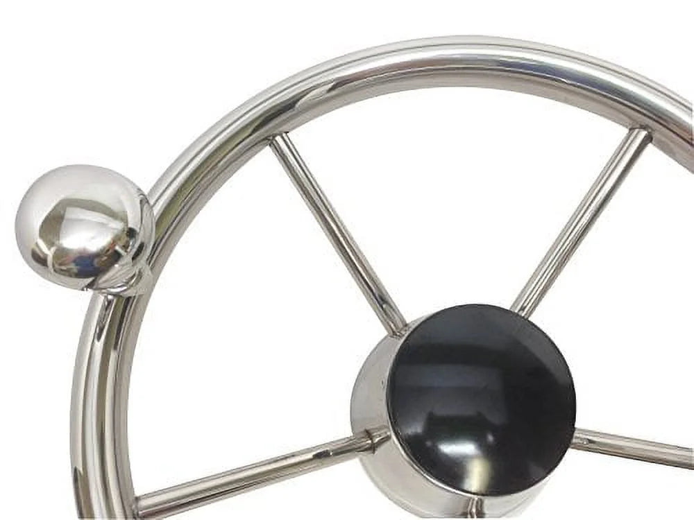 Black 5 Spoke Steering Wheel Control Knob C34247