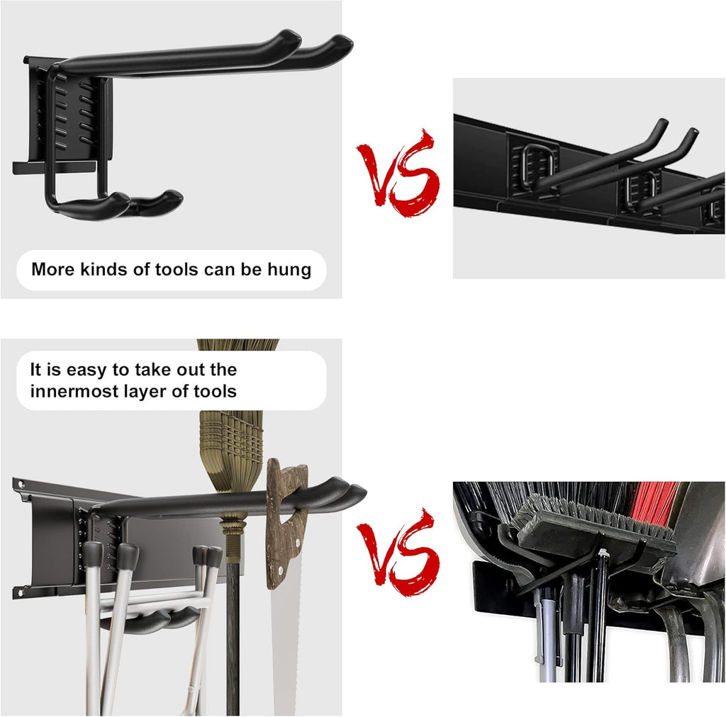 48 inch Heavy Duty Wall Mount Tool Organizer Rack, Pack of 2 B402136
