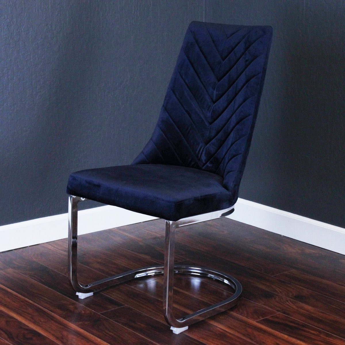 Taupe Velvet Chair J14805