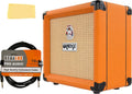 Guitar Combo Amplifier Bundle with Footswitch, Instrument Cables, and Polishing Cloth I11821