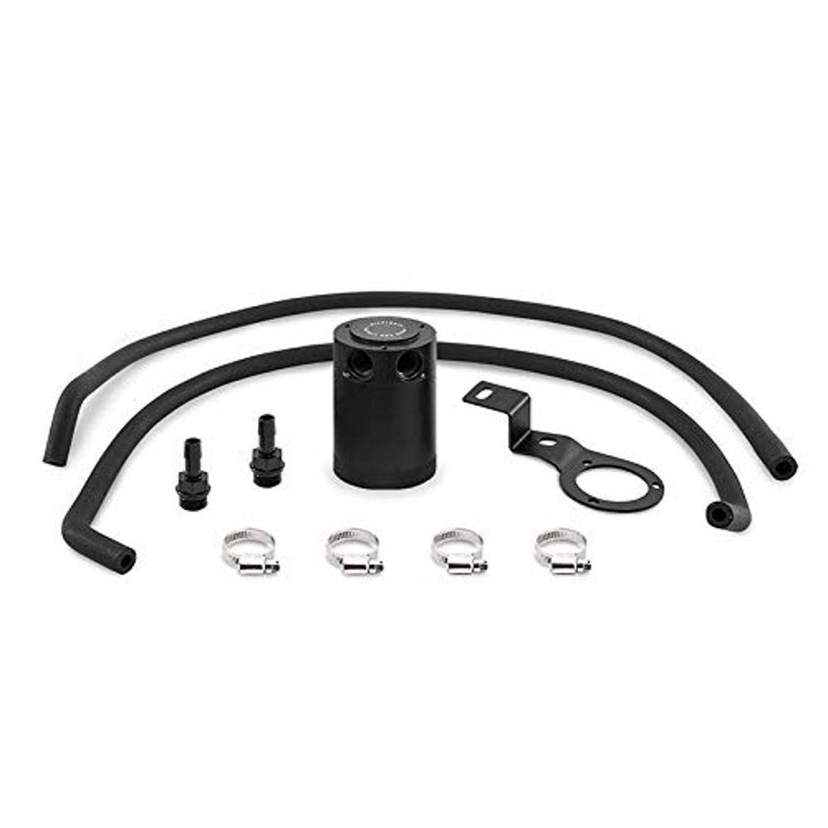 Black PVC Baffled Oil Catch Can V419369