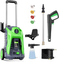 3000 PSI Electric Pressure Washer with 4 Nozzles Foam Cannon R691