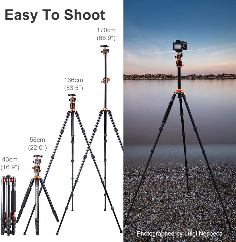 67 inch Aluminum Camera Tripod with 360 Degree Ball Head M97239