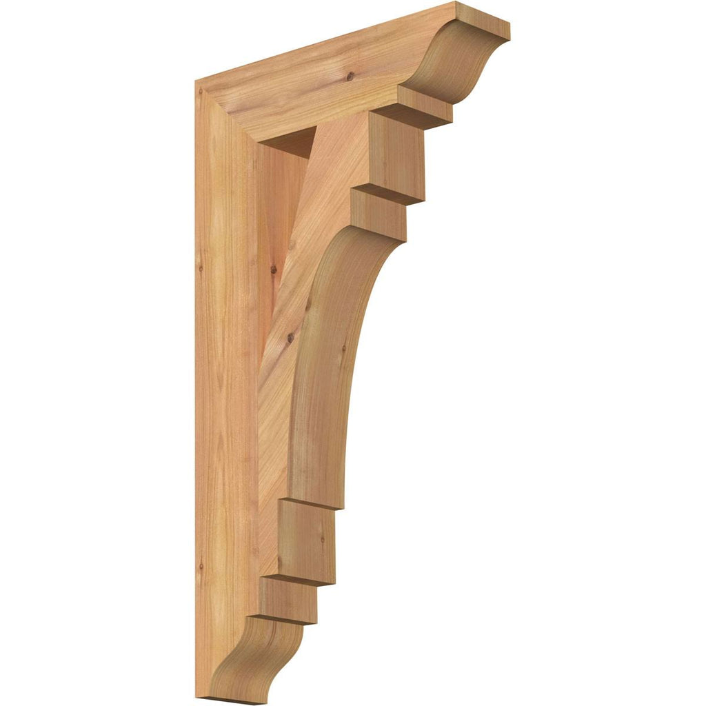 Western Red Cedar Traditional Smooth Bracket I292