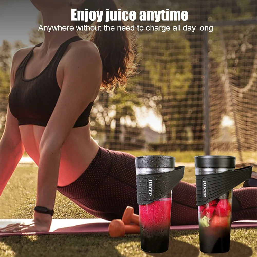 Portable Blender with 6 Blades, 460ml Capacity Y46287