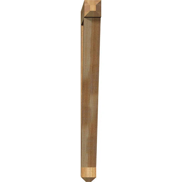 Traditional Craftsman Rough Sawn Bracket, Western Red Cedar X467902