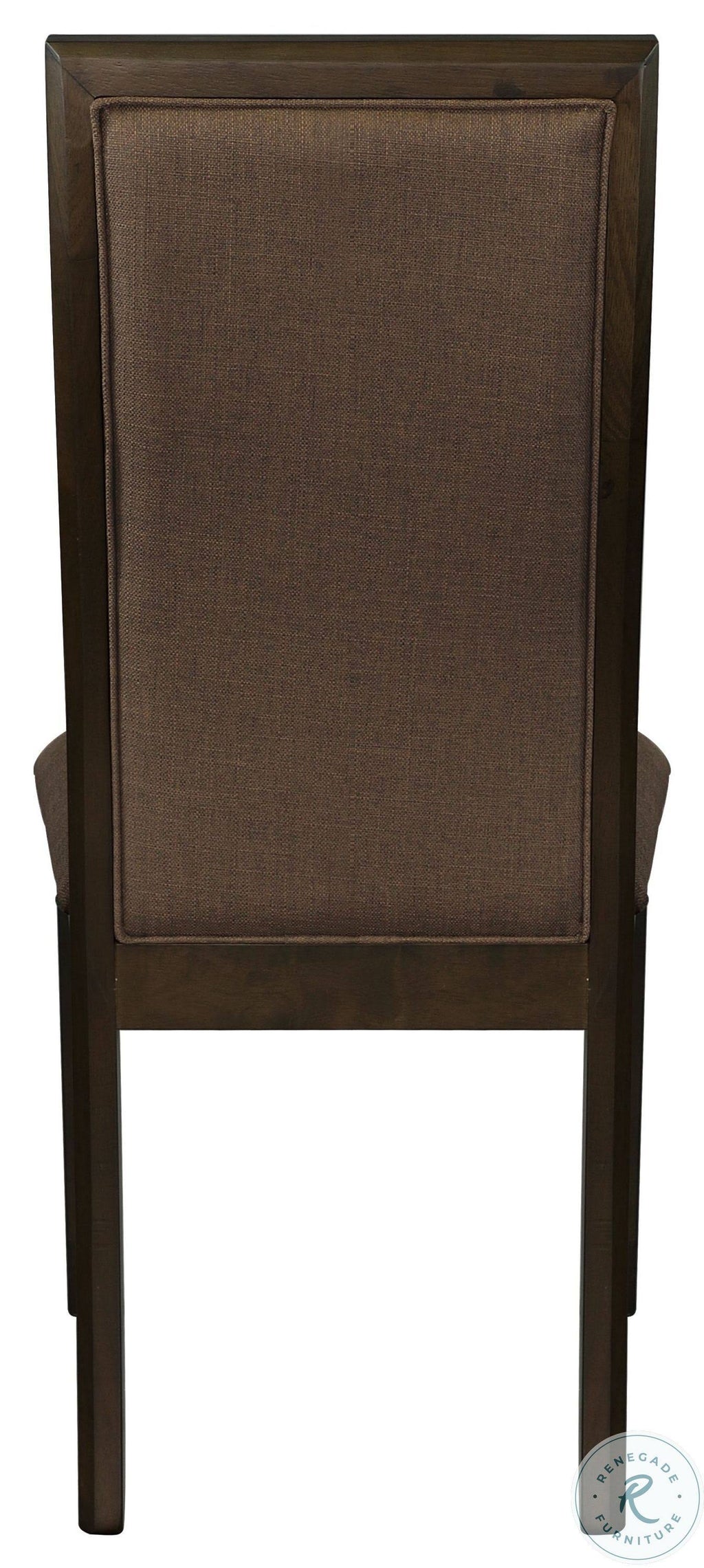 Brown Side Chair Set of 2 Q21980