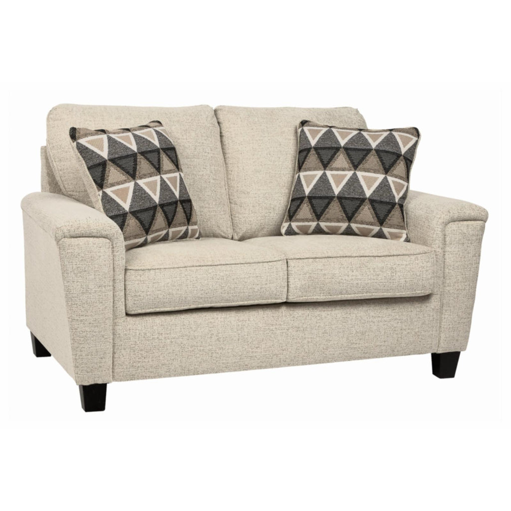 Smoke Gray Fabric Loveseat K545