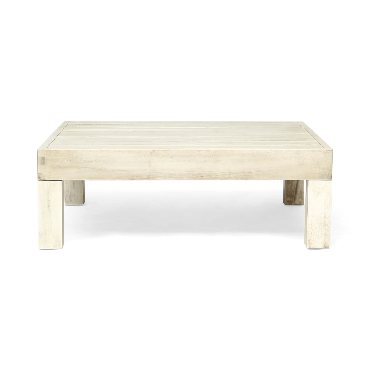 Gray Acacia Wood Sofa and Table Set with Cushions I72046
