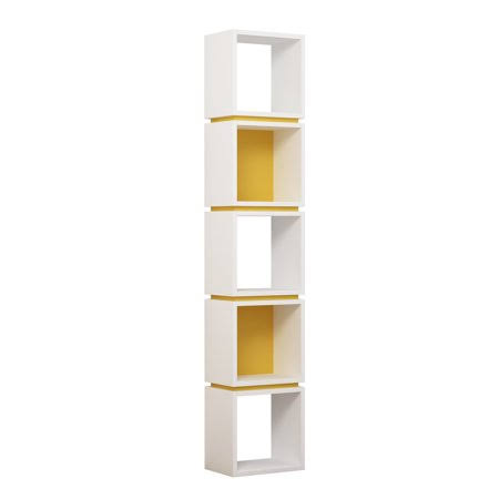 White Modern Bookcase A67042