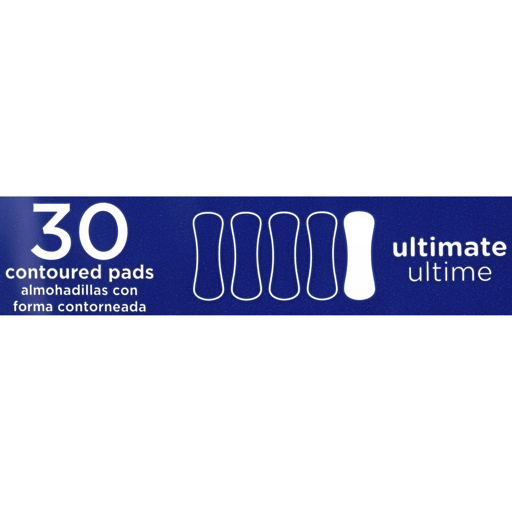 Incontinence Pads, Ultimate Absorbency, Extra Coverage (120 Count) H408