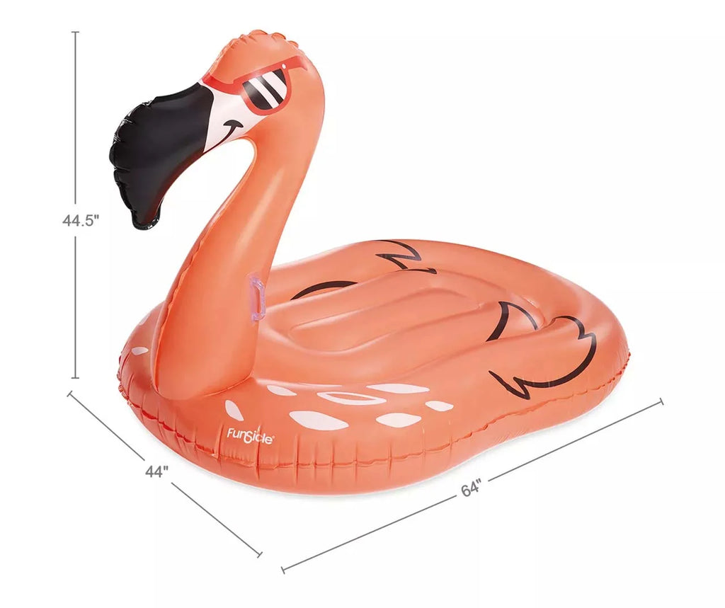 Pink Flamingo Inflatable Pool Float Ride-On W103