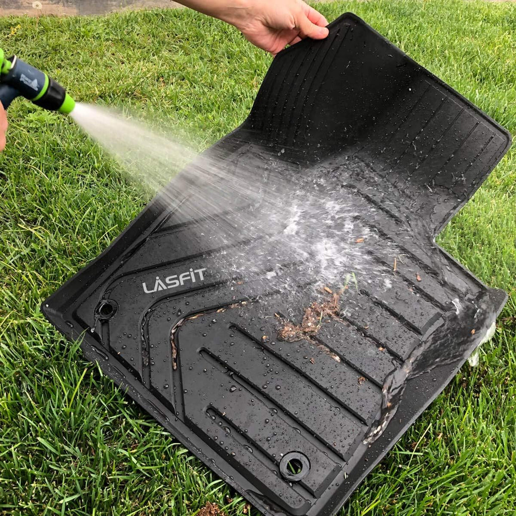 Black TPE Floor Liners for Toyota Tundra CrewMax S396