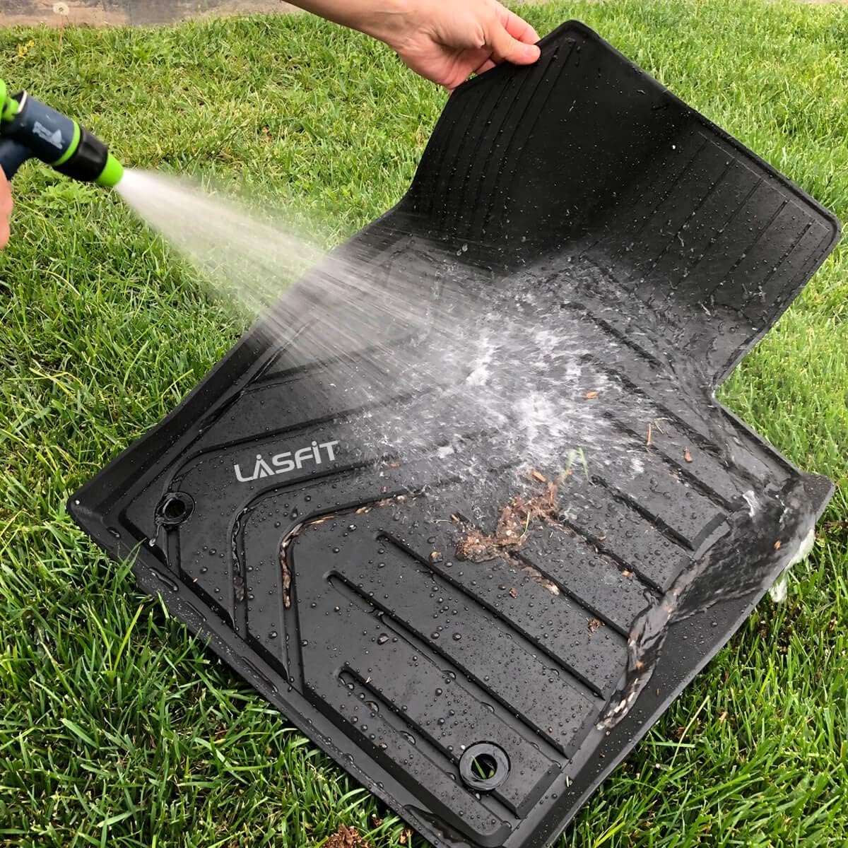 Black TPE Floor Liners for Toyota Tundra CrewMax S396