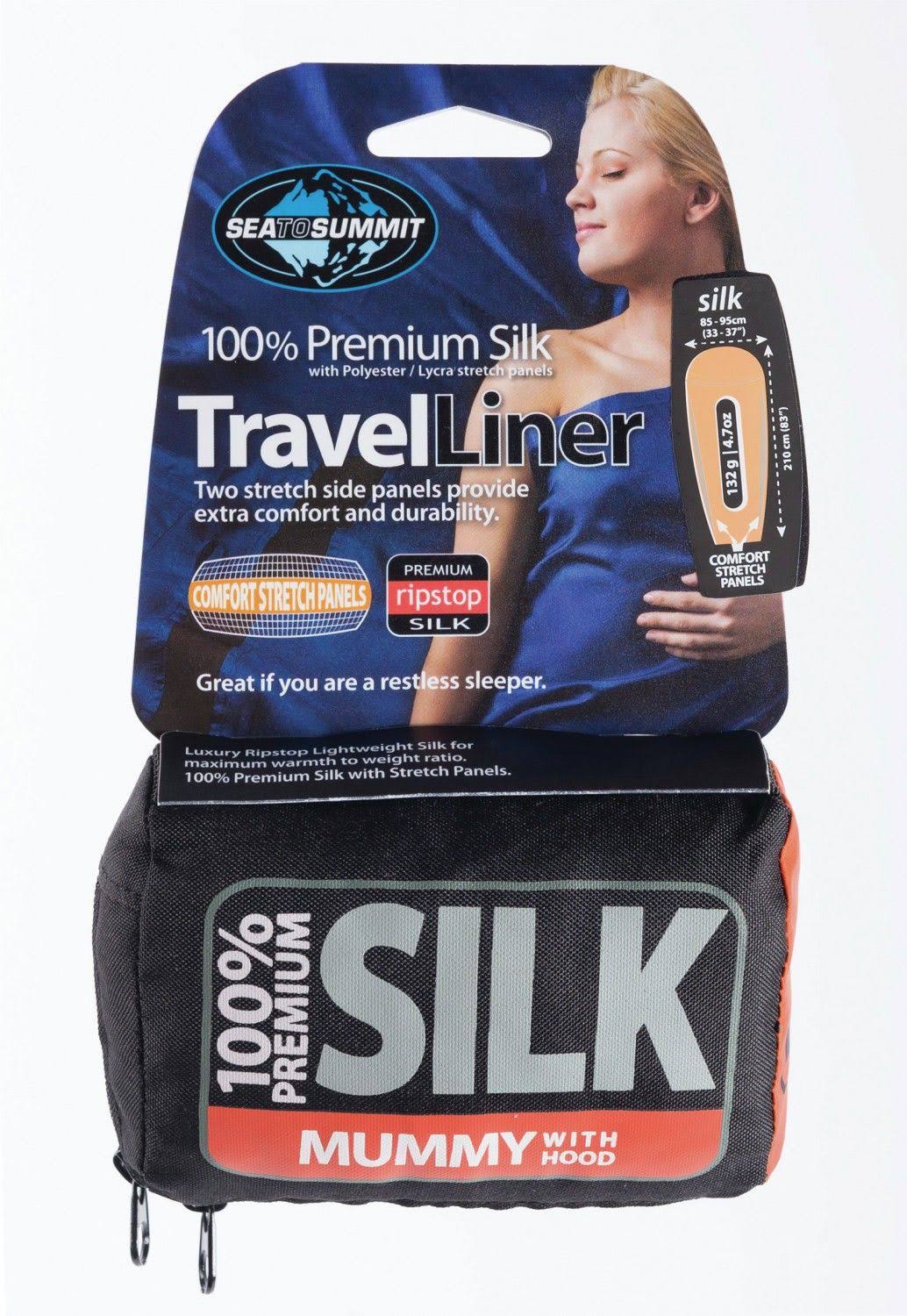 Eucalyptus Silk Mummy Sleeping Bag Liner F999712