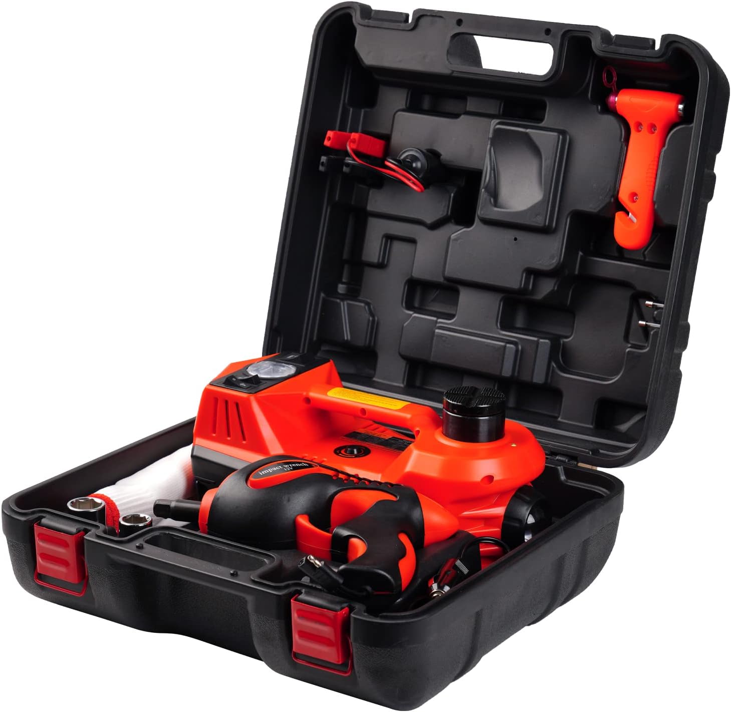 5 Ton 12V Electric Car Jack with Built-in Inflatable Pump O132063