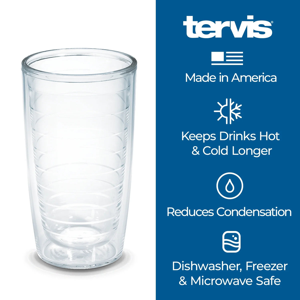 Double Walled Insulated Tumbler Travel Cup, 16oz U3916