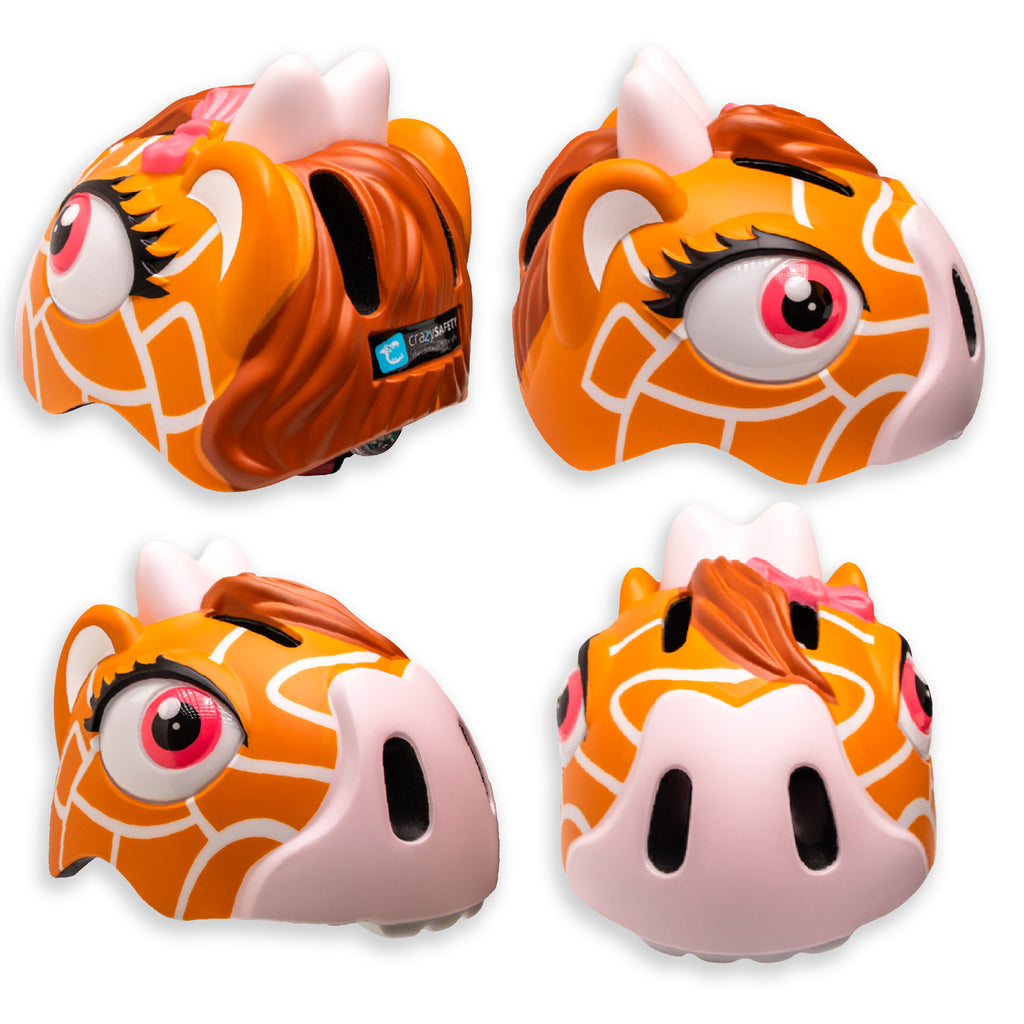 Brown Giraffe Kids Bike Helmet N6108