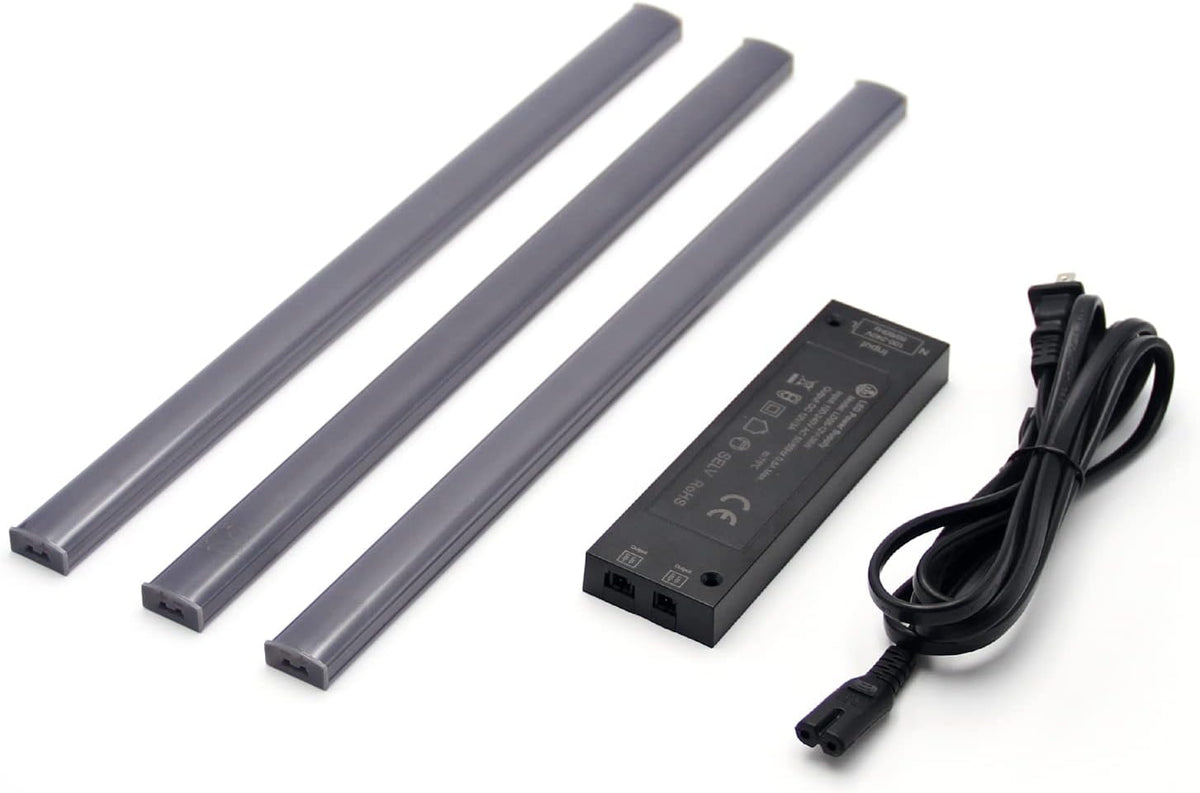 Under Cabinet Linkable Dimmable Light Strips with Touch Switch, 3200 Lumen, 32W, 6500K E9423