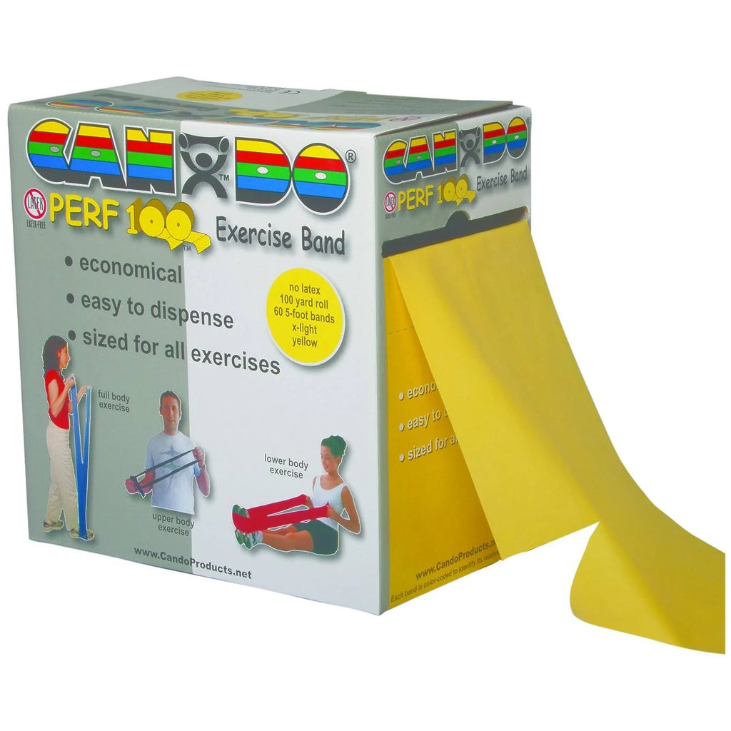 Latex Free Exercise Band 100 Yard Roll Red Light X62584