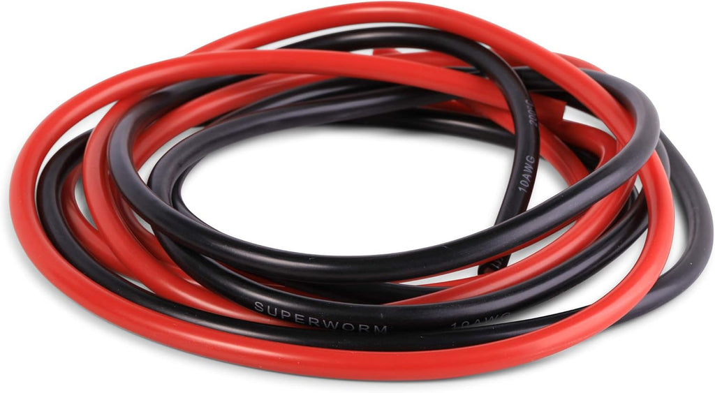 8 Gauge Silicone Wire 50 feet Pack of 2 B545435
