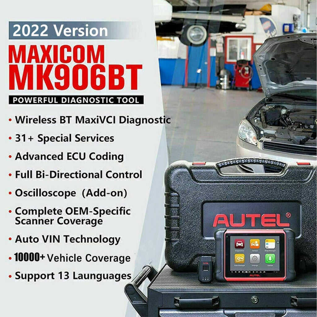 Autel Scanner MaxiCOM MK906BT Auto Diagnostic Scan Tool L52263