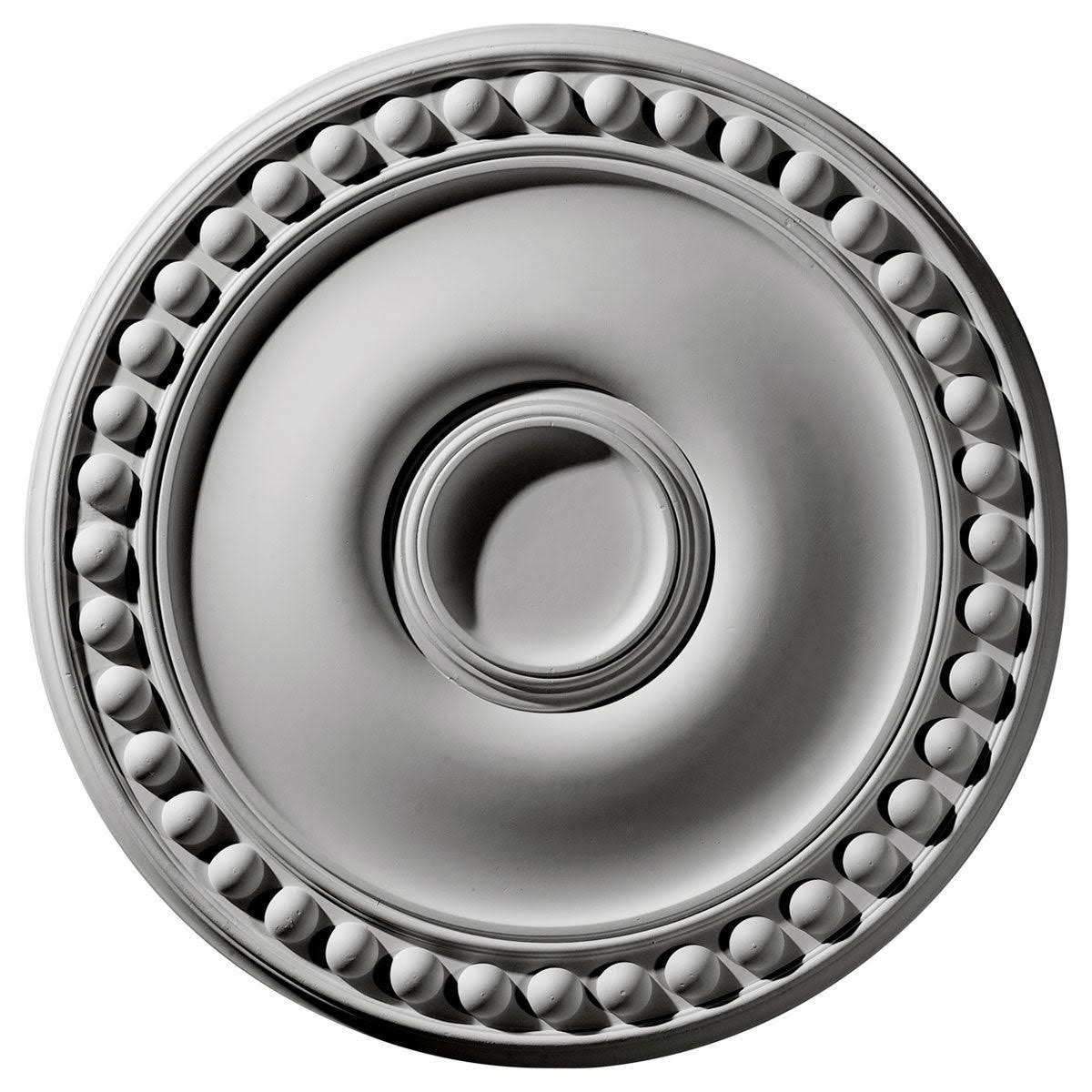 19 1/8 inch x 1 inch Ceiling Medallion, Hand-Painted, Beige U742447
