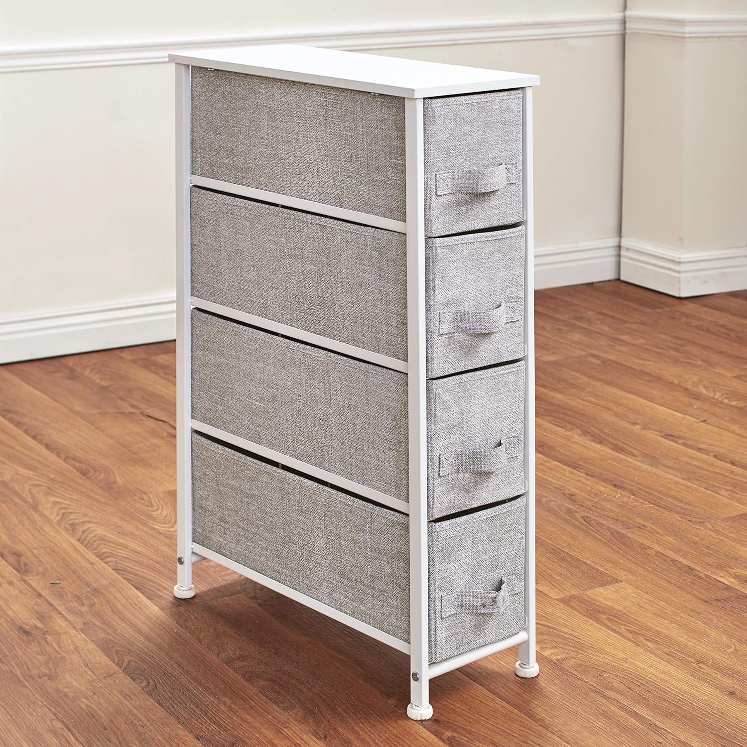White 4-Drawer Cabinet R54257
