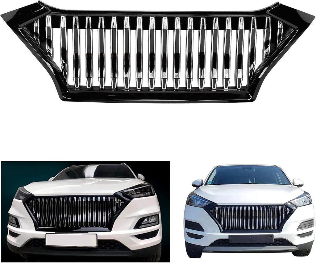 Front Bumper Grille Replacement Radiator Grill for Hyundai Tucson 2019-2020 J490547