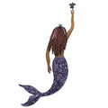 Handmade Iron and Glass Mosaic Mermaid Wall Decor M835