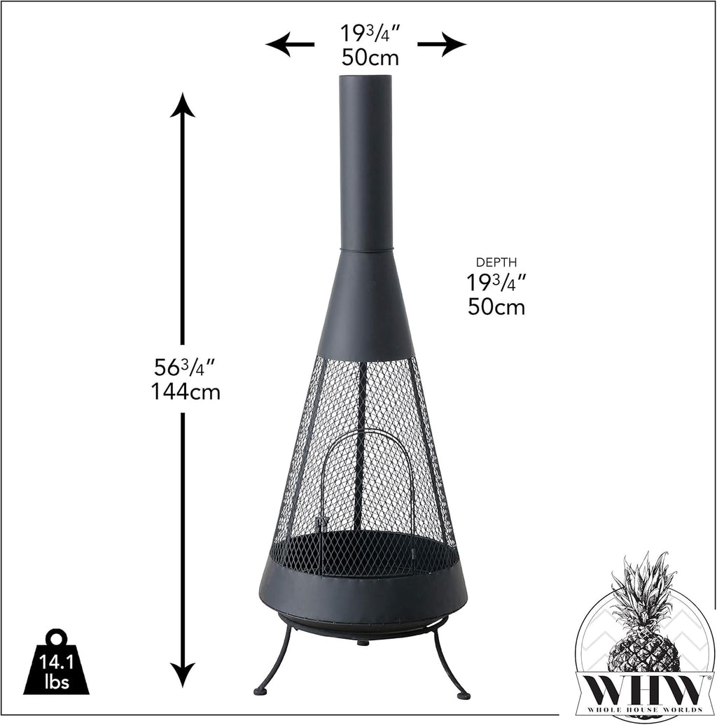 Black Iron Chiminea I154