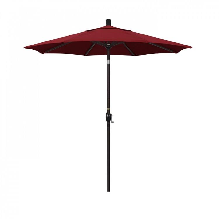 7.5' Patio Umbrella with Bronze Aluminum Pole and Ribs G28037