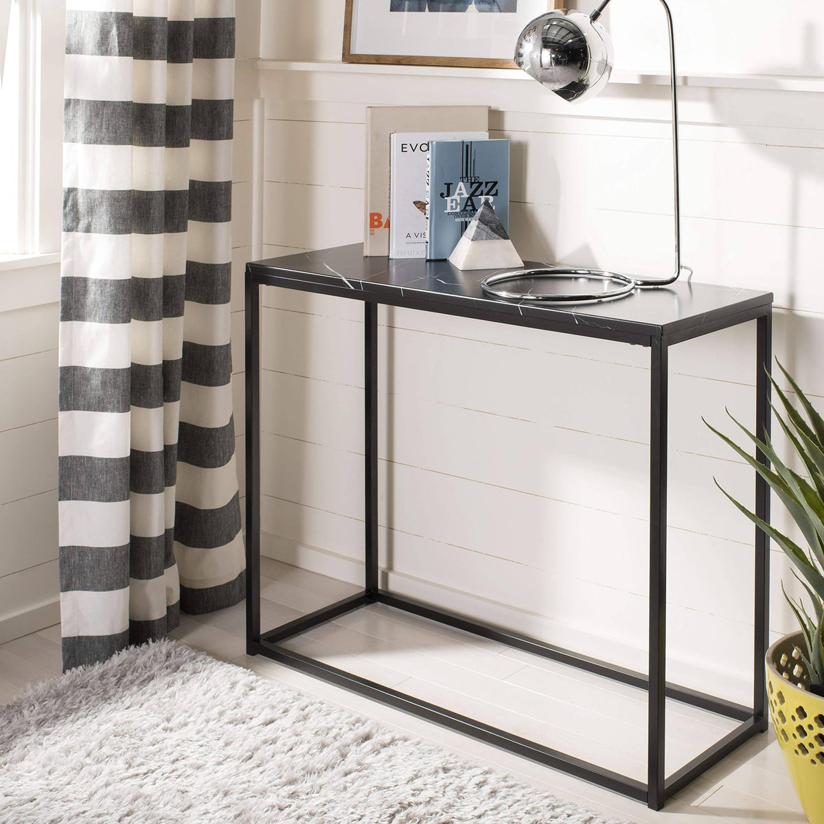 Black Console Table Y4665