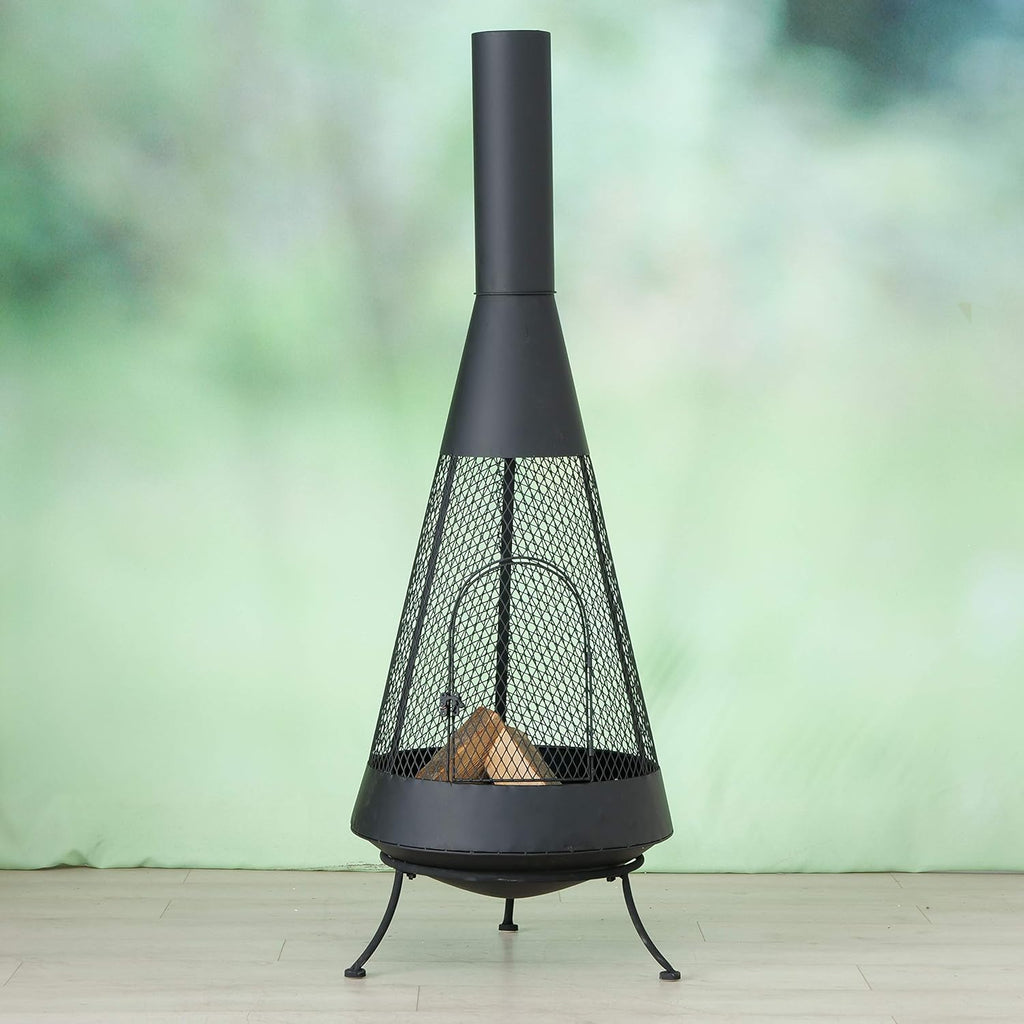 Black Iron Chiminea I154