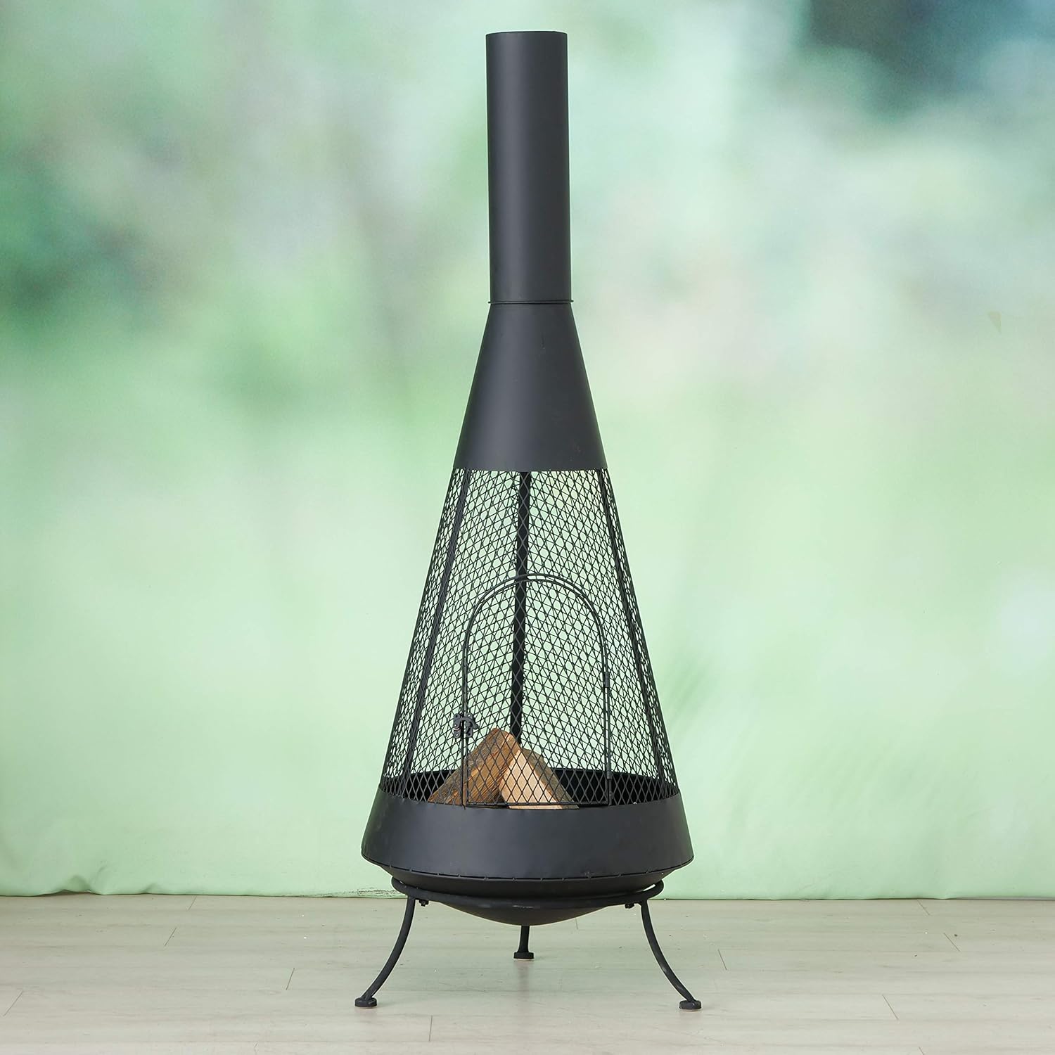 Black Iron Chiminea I154