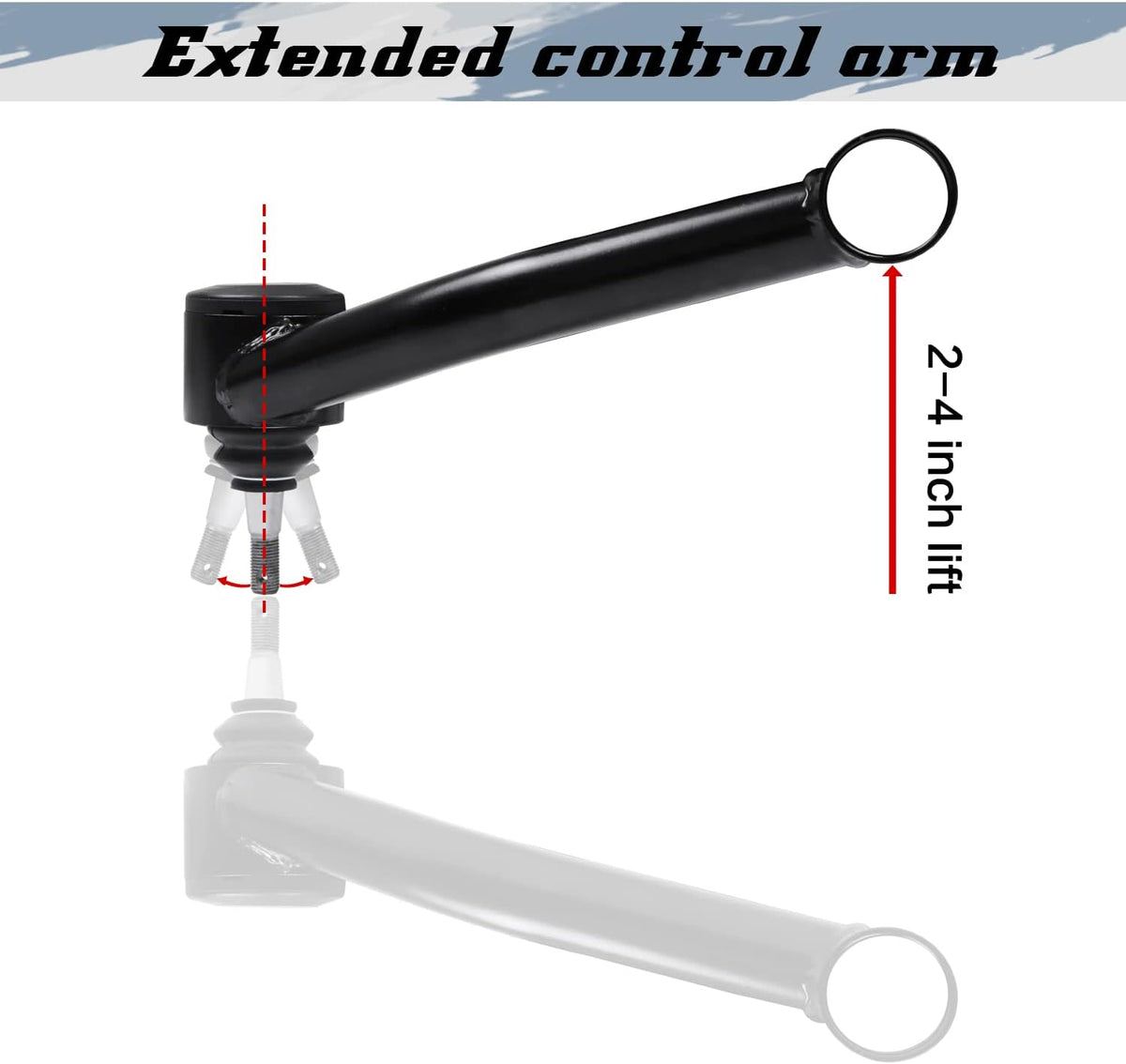 2-4" Upper Control Arm Lift Cast Steel Arms M289056