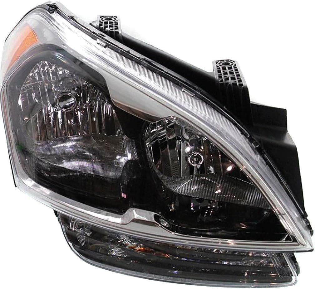 Headlight Assembly for Kia Soul 2012 2013 Driver Side Bulbs Included Q3182